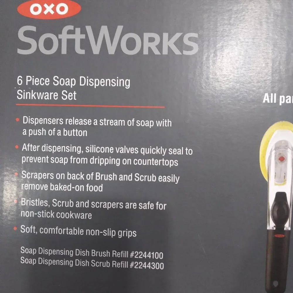 Oxo soap dispensing
